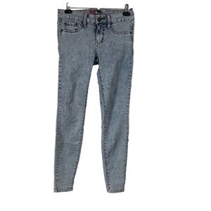 Women’s Bebe Blue Skinny Jeans Size 28 W!